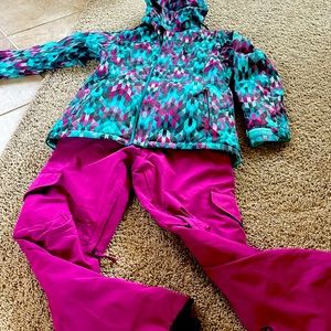 Ski clothes, ski jacket, ski pants & under shirt (thermal)